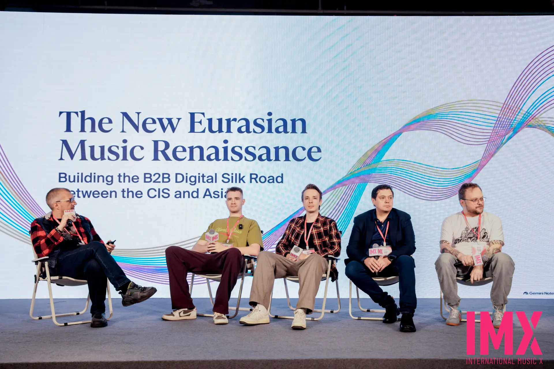 The New Eurasian Music Renaissance panel on stage at 1933 Shanghai