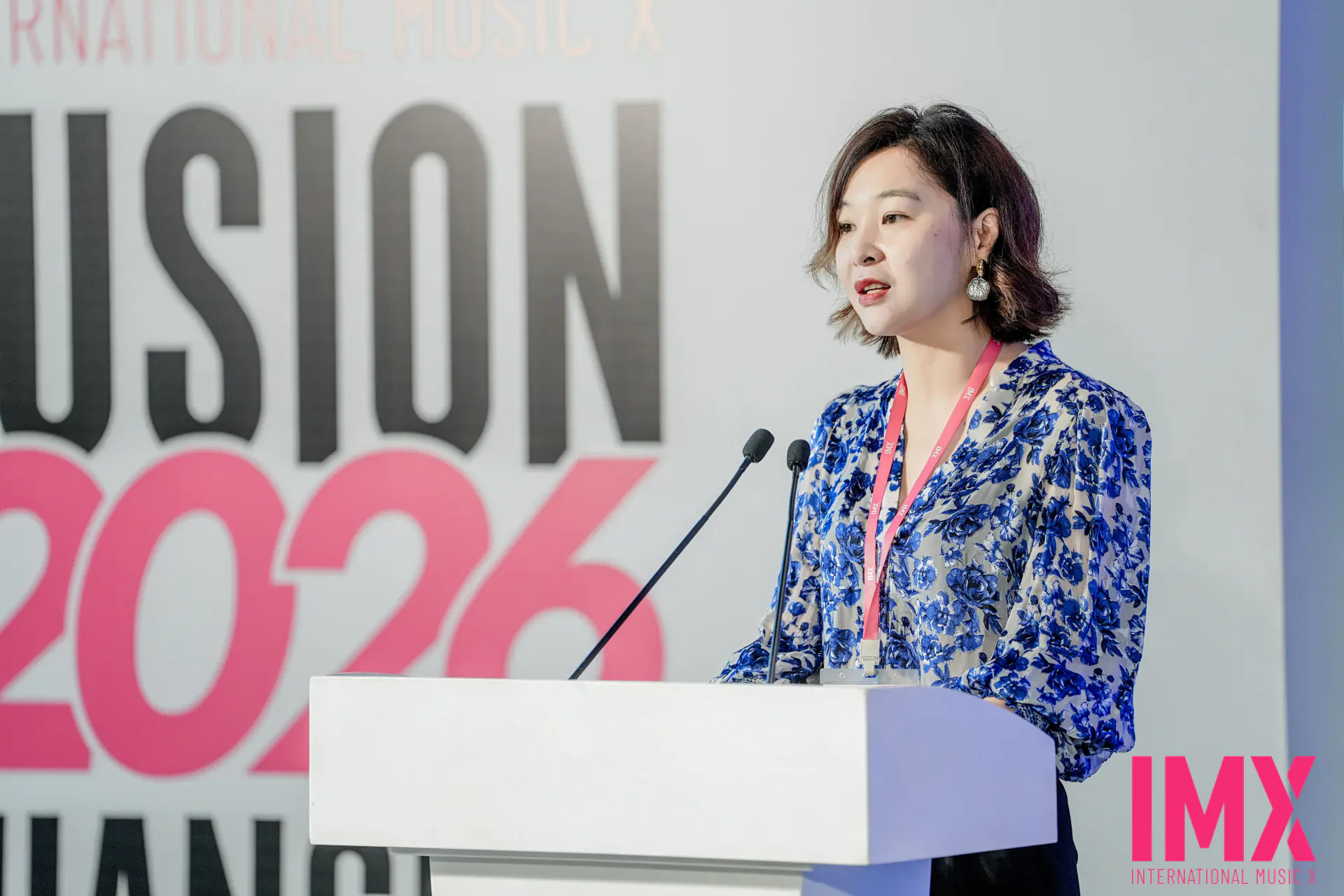 Opening keynote delivered by Xiaoman Zou, Co-Founder of Kanjian Music