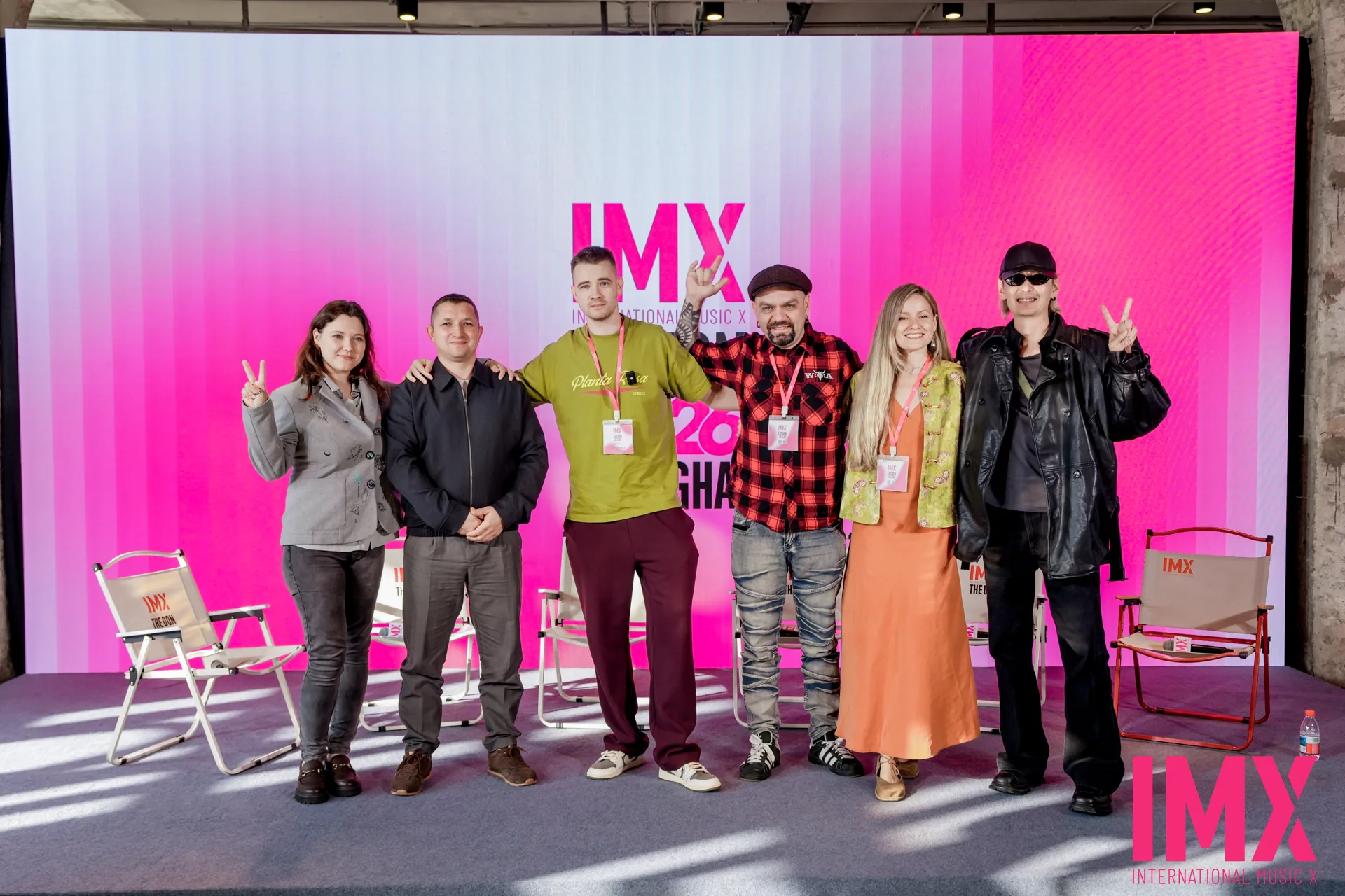 International panelists from the Asia-Russia-CIS Music Corridor roundtable on stage at IMX 2026
